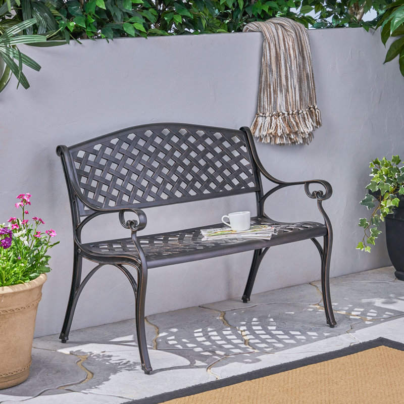 Garten Living Gartenbank Vicky aus Aluminium & Bewertungen | Wayfair.de
